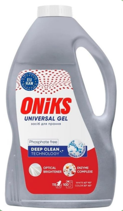 ONIKS Засіб рідкий для прання GEL UNIVERSAL 5.0 кг